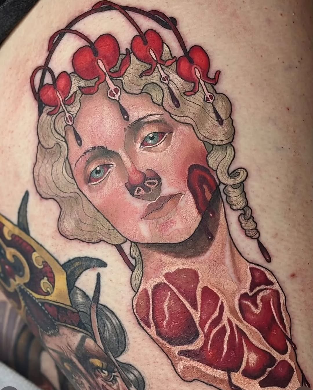 Tattoo by @kaylieseaver — realism, trash_polka