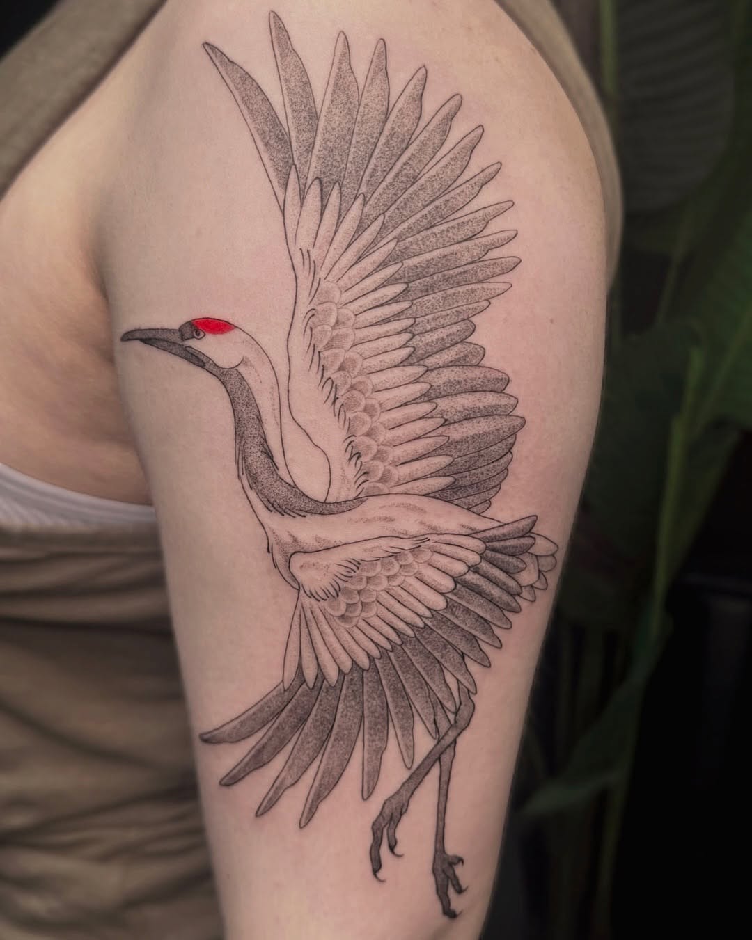 Tattoo by @ernieinks — dotwork