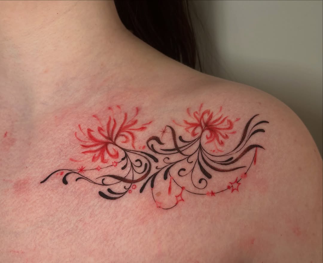 Tattoo by @chloeshaytattoo — dotwork