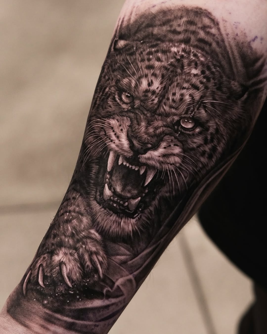 Tattoo by @by.daho โ realism, black_and_grey