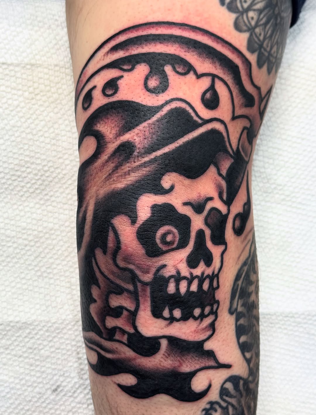 Tattoo by @brad.heusdens — american_traditional, black_and_grey