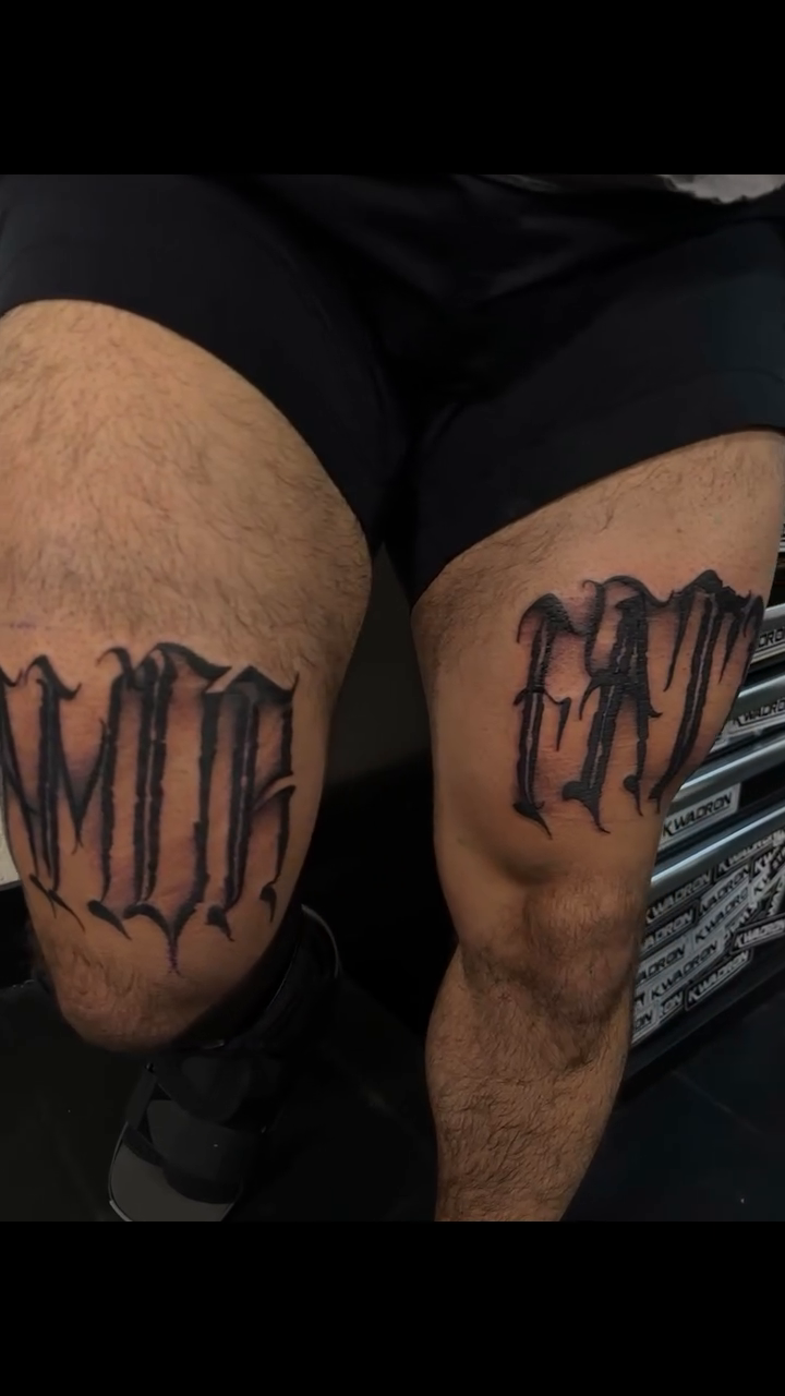 Tattoo by @_mujerdemuerte โ lettering_script