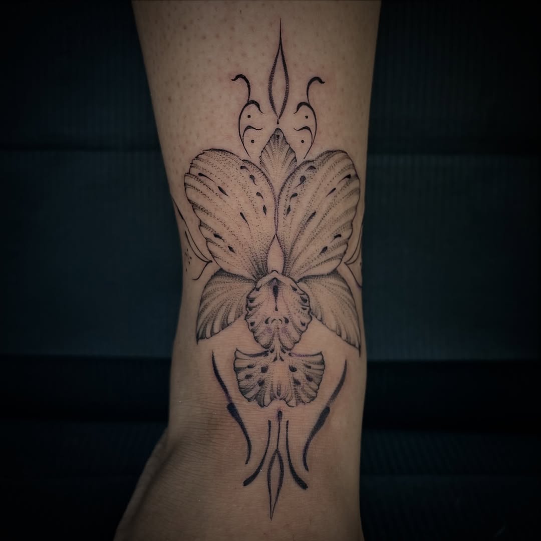 Tattoo by @southpaw.stipple โ dotwork, ornamental