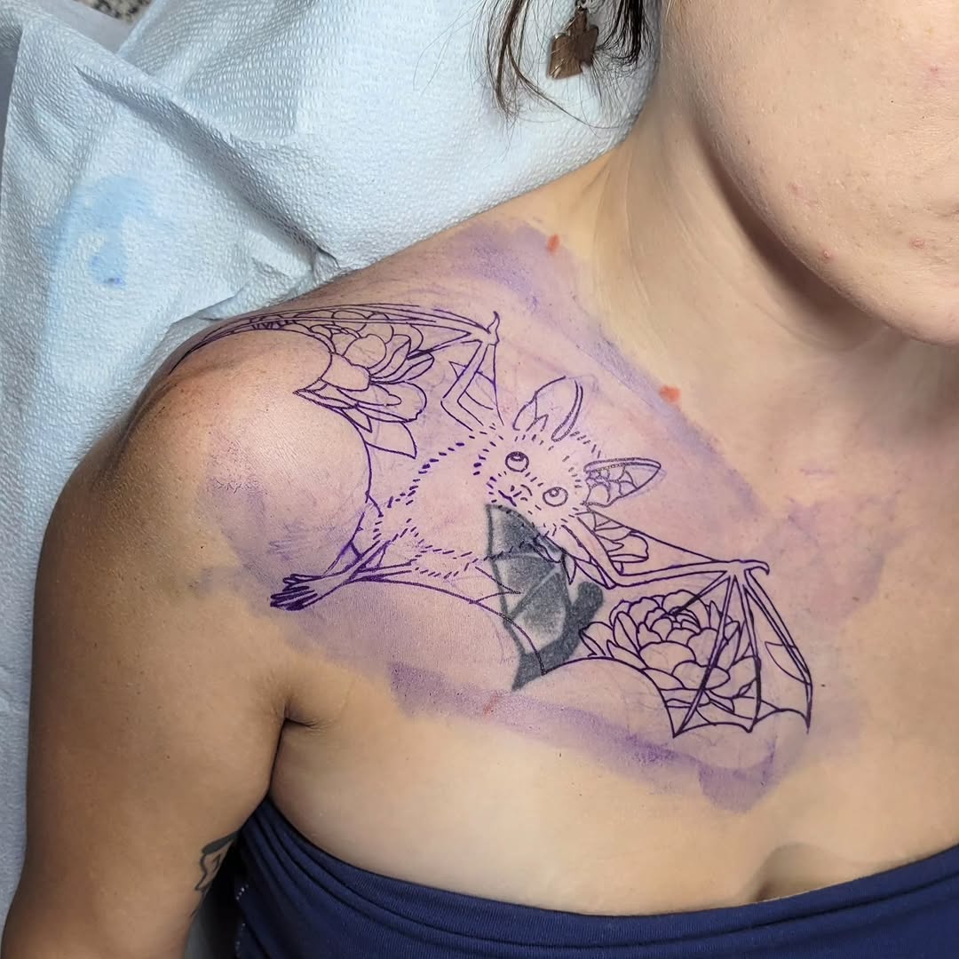 Tattoo by @sarah_tone_ink — black_and_grey