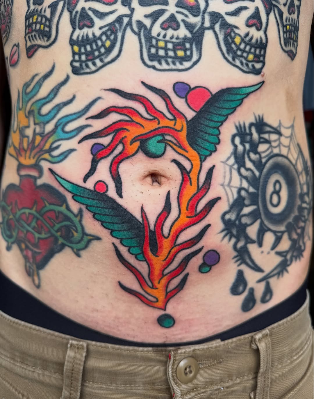 Tattoo by @twodeadfeet — american_traditional, illustrative