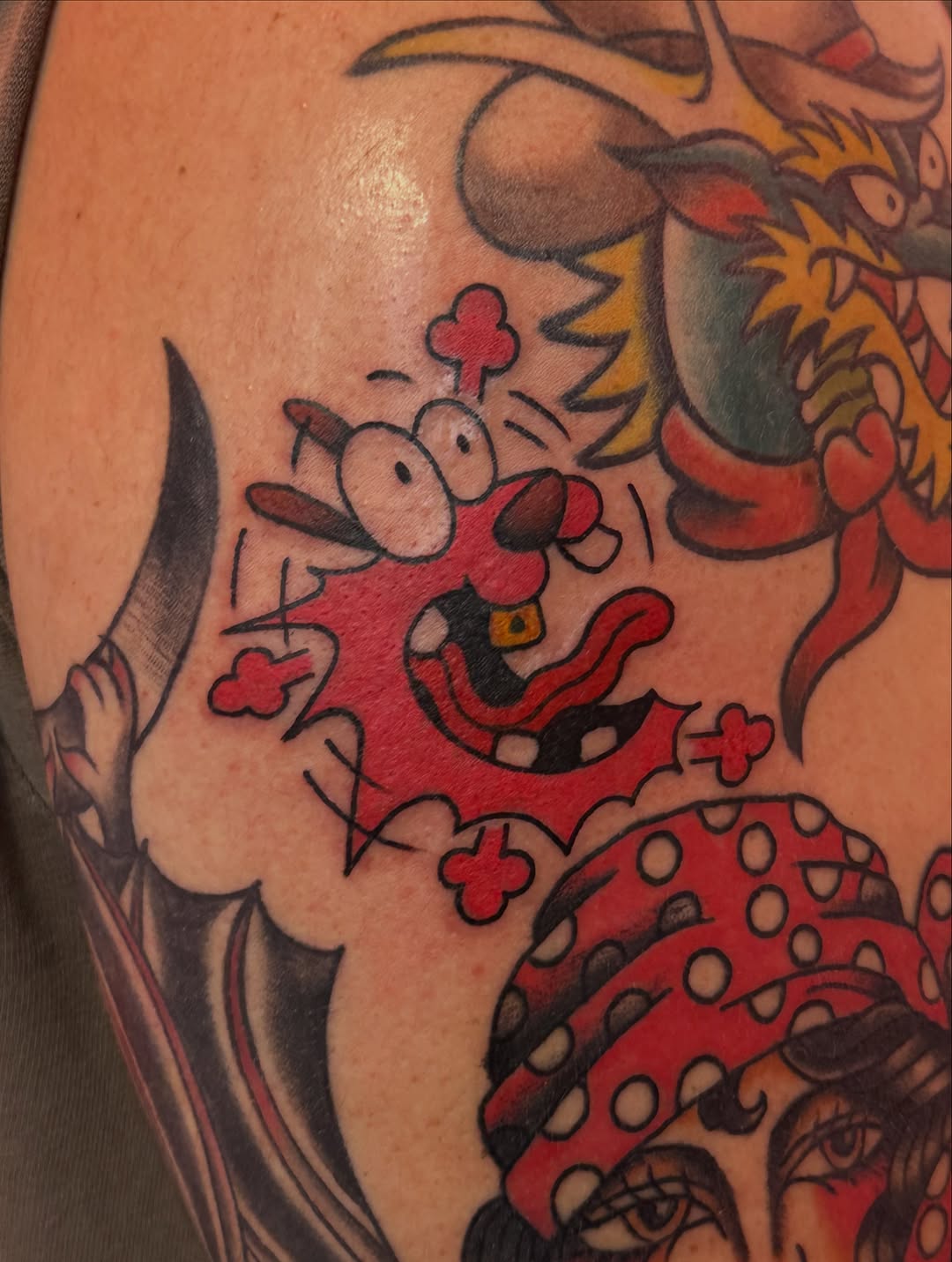 Tattoo by @wolfkieltattoos — illustrative, american_traditional