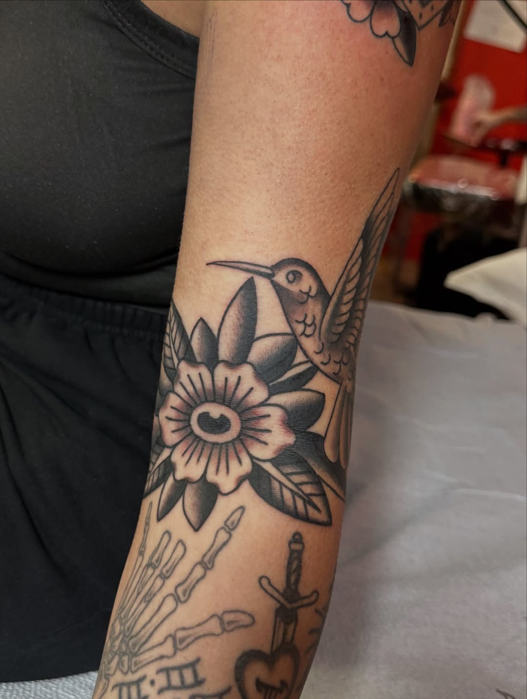 Tattoo by @wolfkieltattoos — american_traditional, illustrative