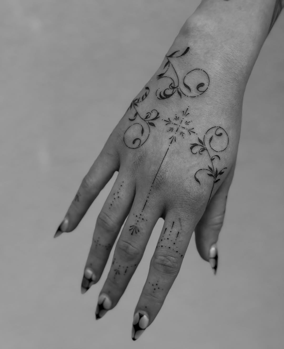 Tattoo by @marked.creativestudios — fine_line, dotwork