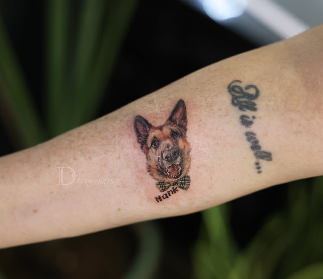 Tattoo by @doraahuuu.art — realism, illustrative
