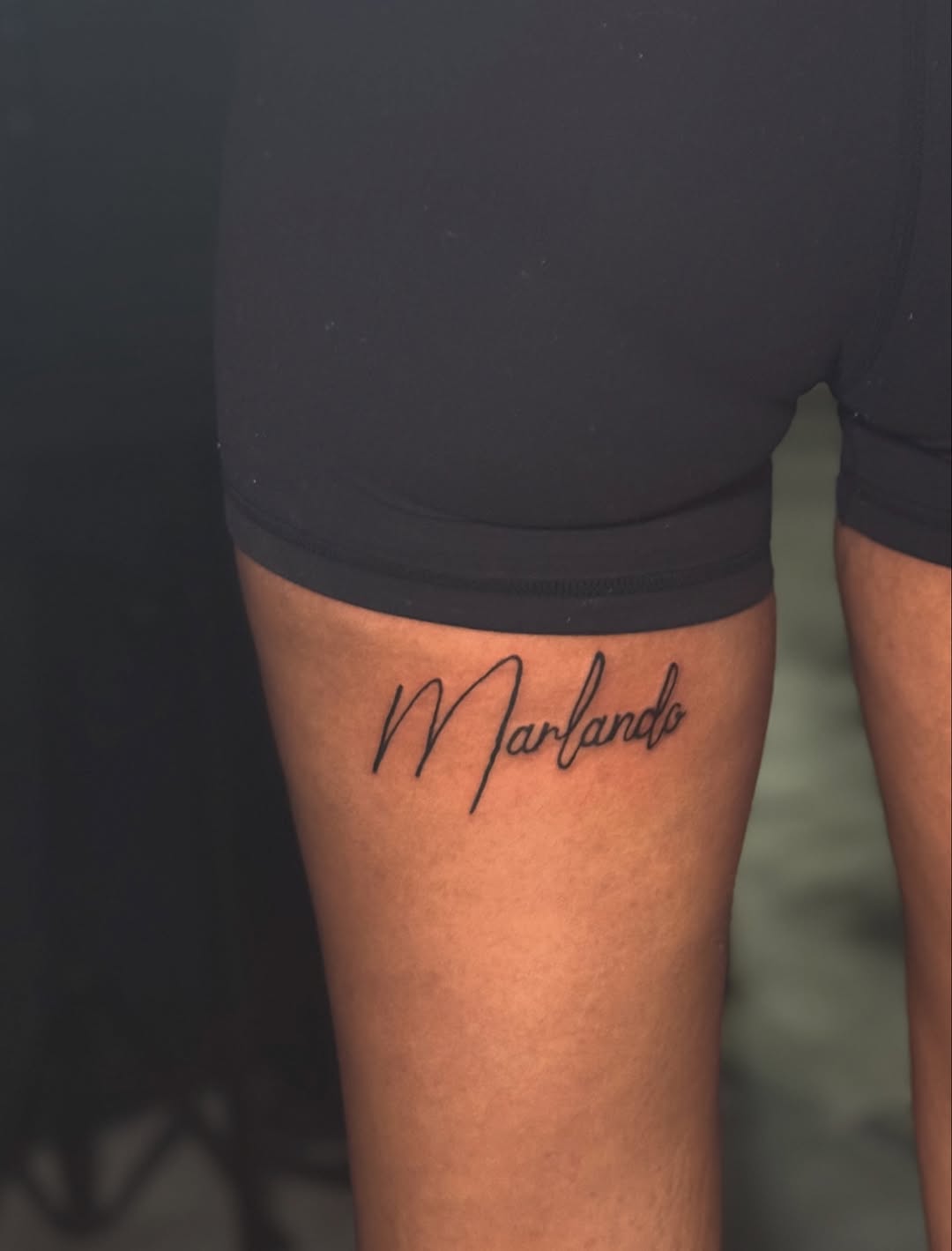 Tattoo by @dee.rtst — lettering_script, fine_line