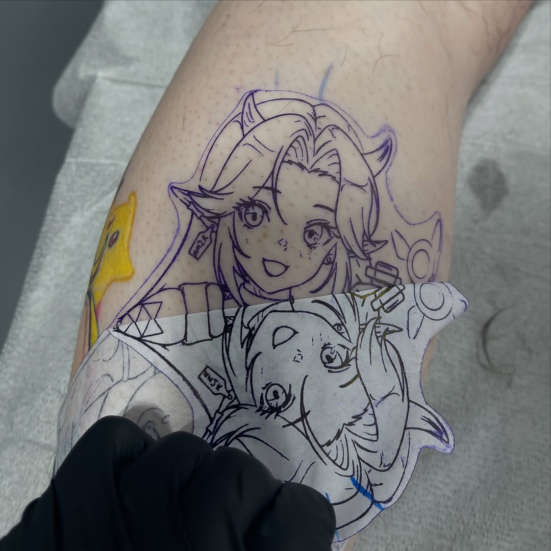 Tattoo by @jonathanharts_ — anime