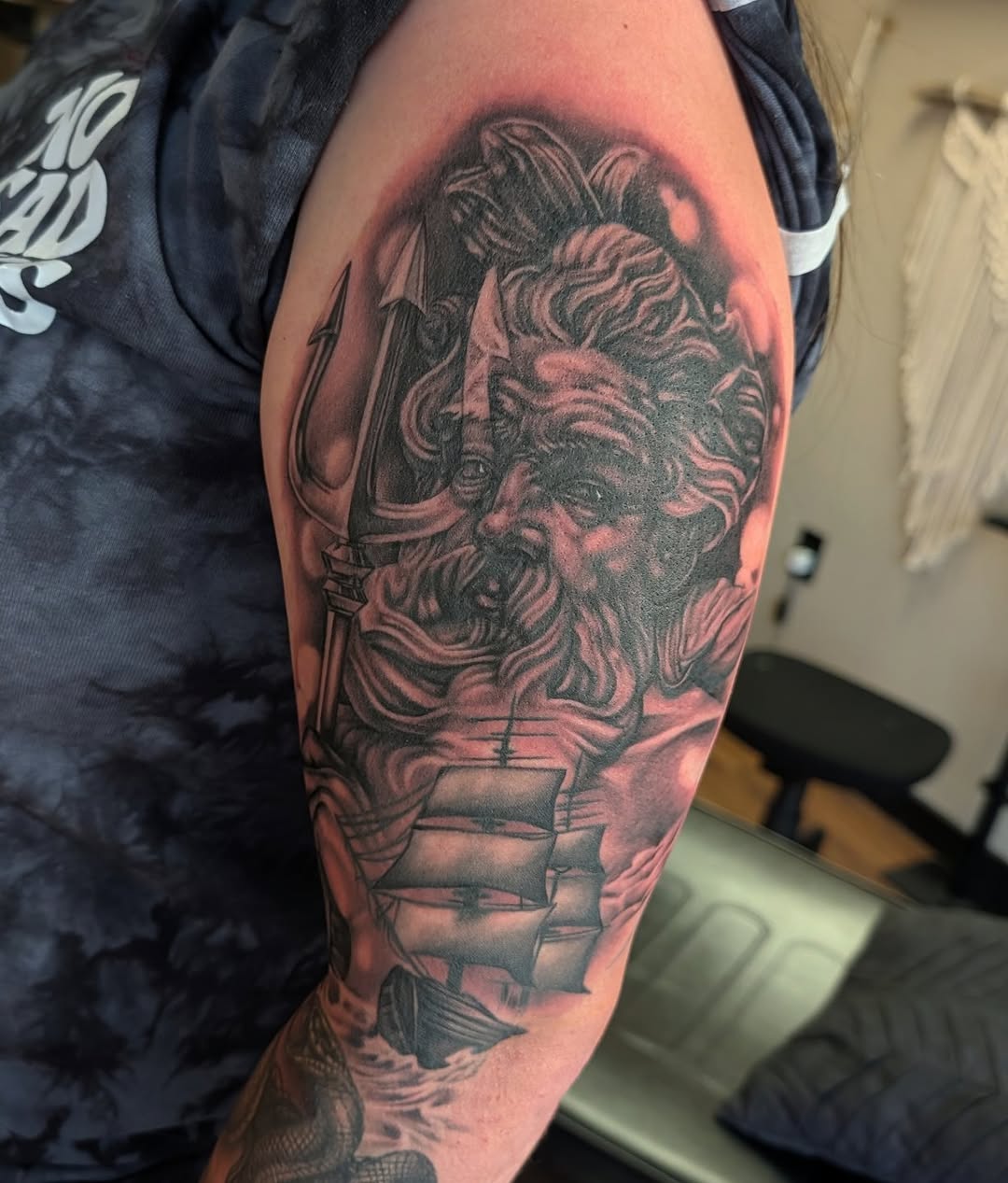 Tattoo by @tattoosbyvicca — black_and_grey, realism