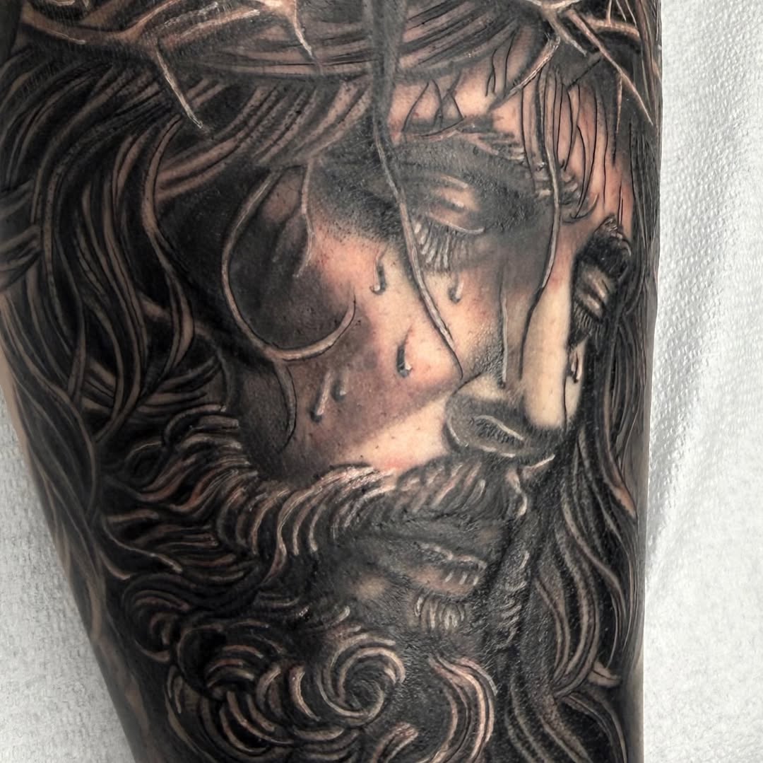 Tattoo by @artbyb_sitc — black_and_grey, realism