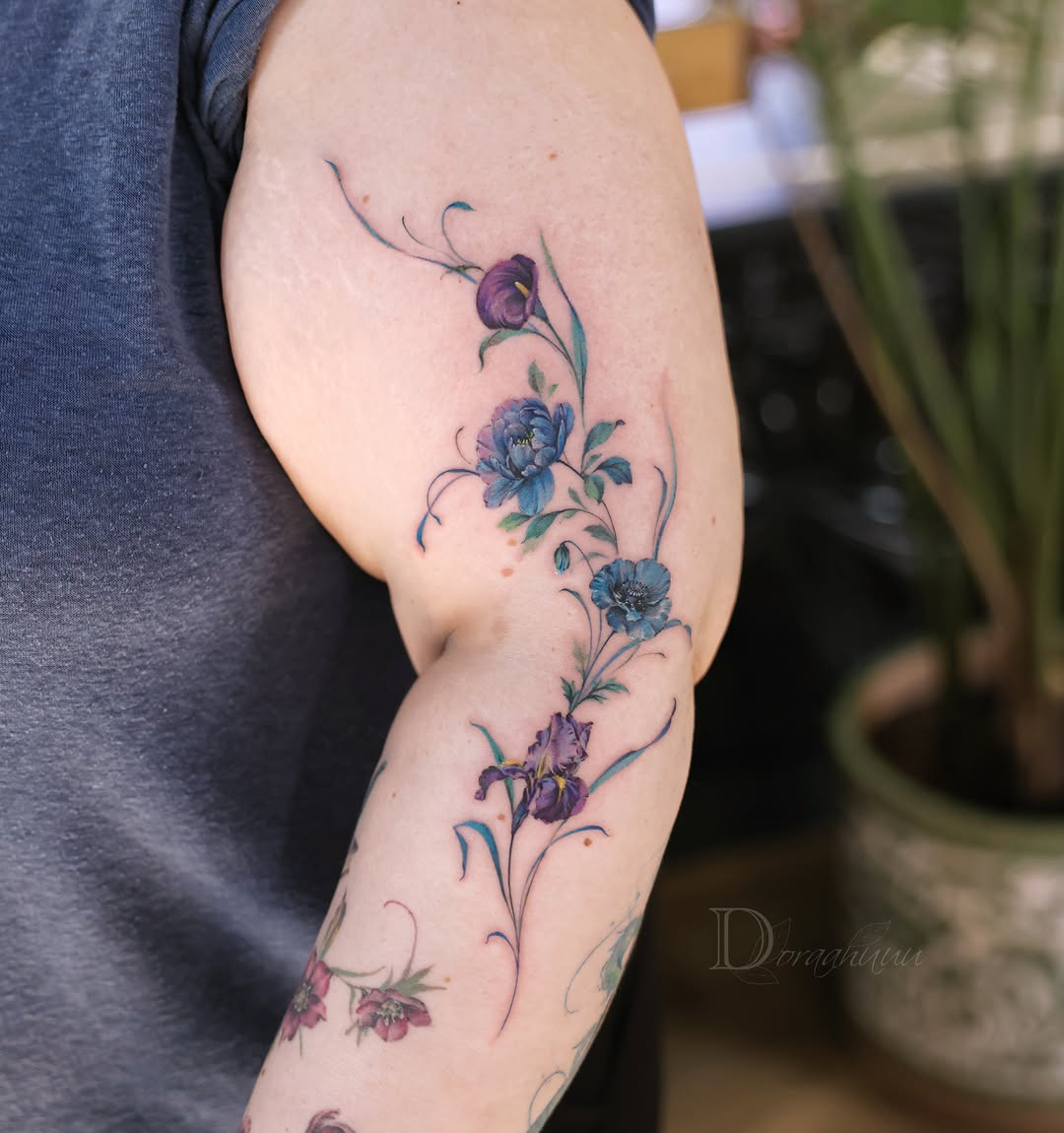 Tattoo by @doraahuuu.art — fine_line, illustrative