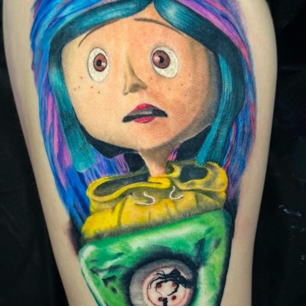 Tattoo by @joshgarte_ โ anime