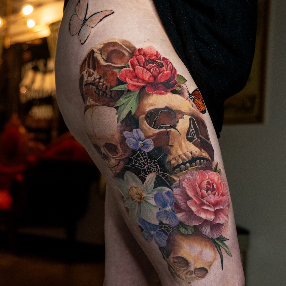 Tattoo by @joshgarte_ โ realism, dark_realism