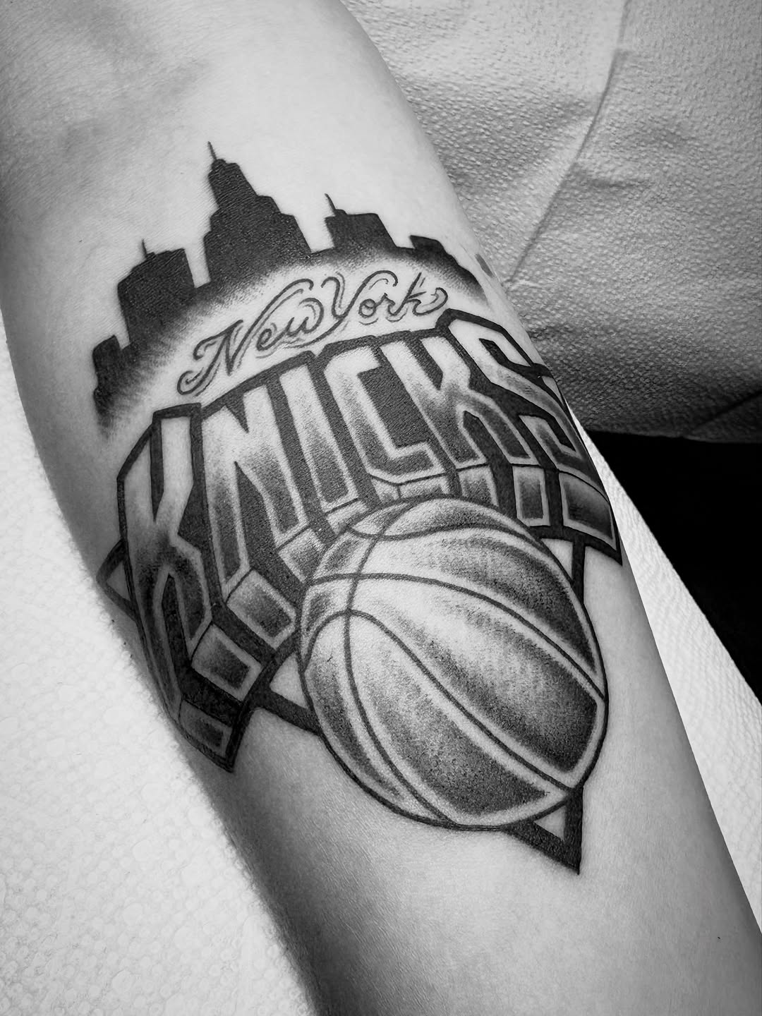Tattoo by @connorcampbelltattoos — black_and_grey, lettering_script
