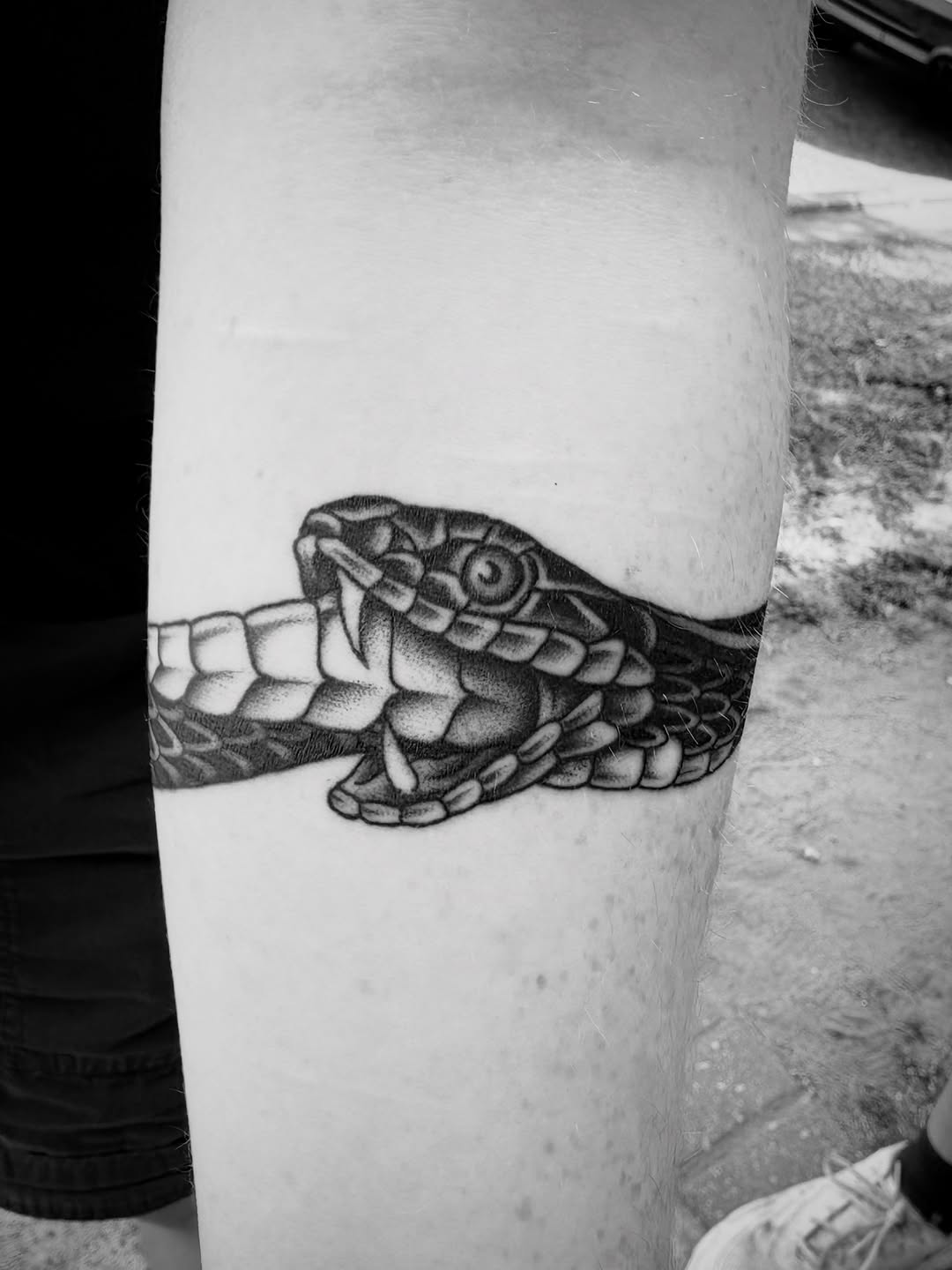 Tattoo by @connorcampbelltattoos — realism, black_and_grey