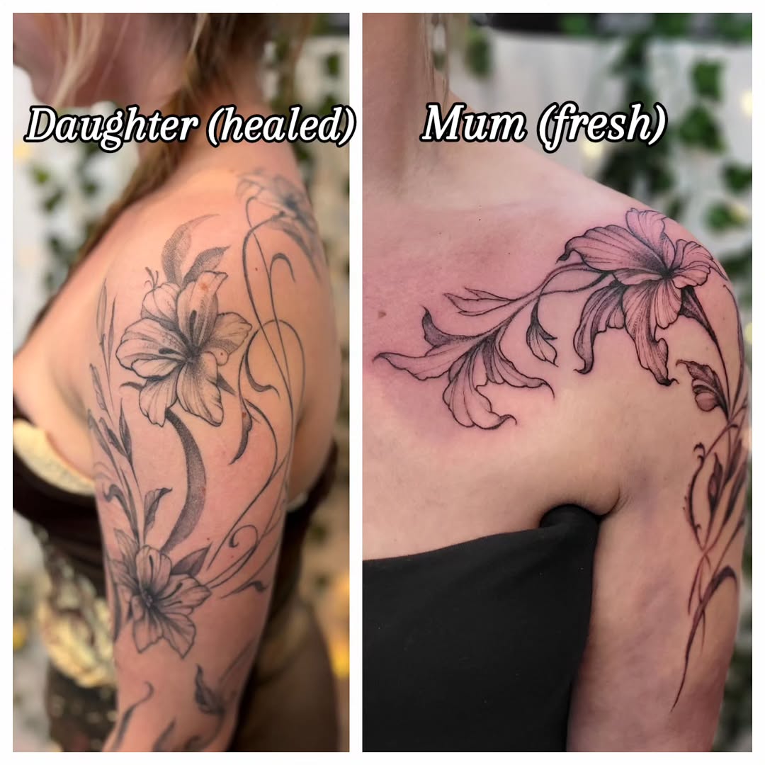 Tattoo by @tatt_uku — black_and_grey