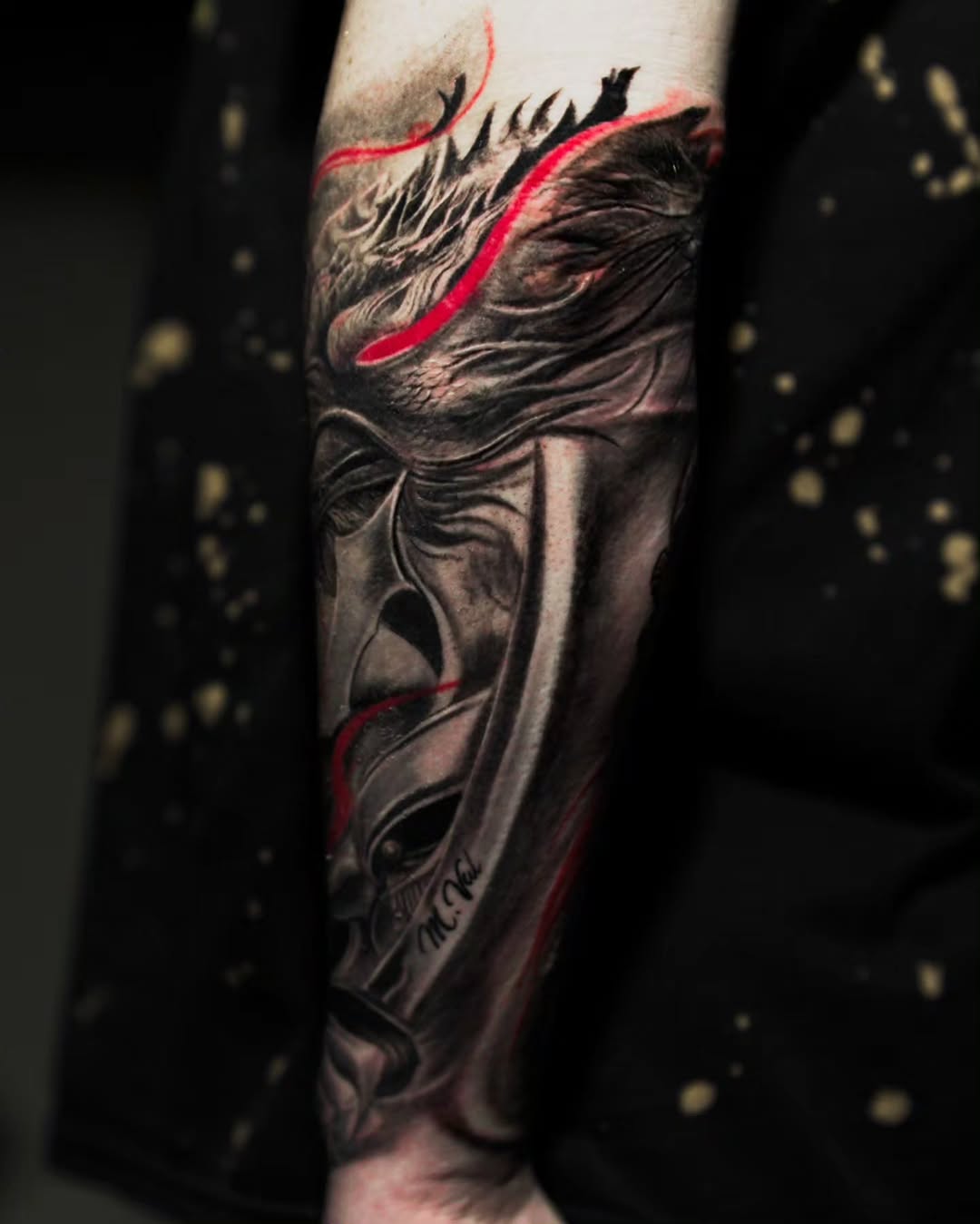 Tattoo by @baxttertattoo β dark_realism, illustrative