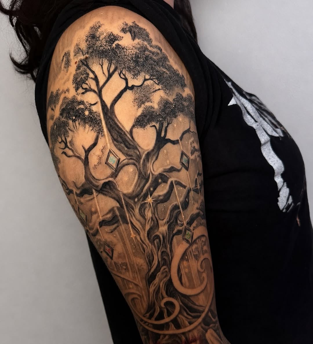 Tattoo by @inkedbykiki — realism, black_and_grey