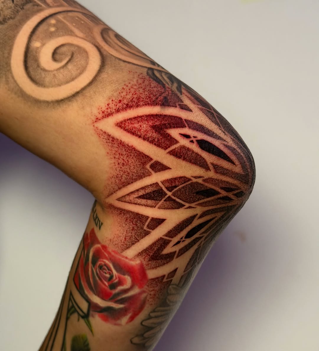 Tattoo by @inkedbykiki — geometric, dotwork