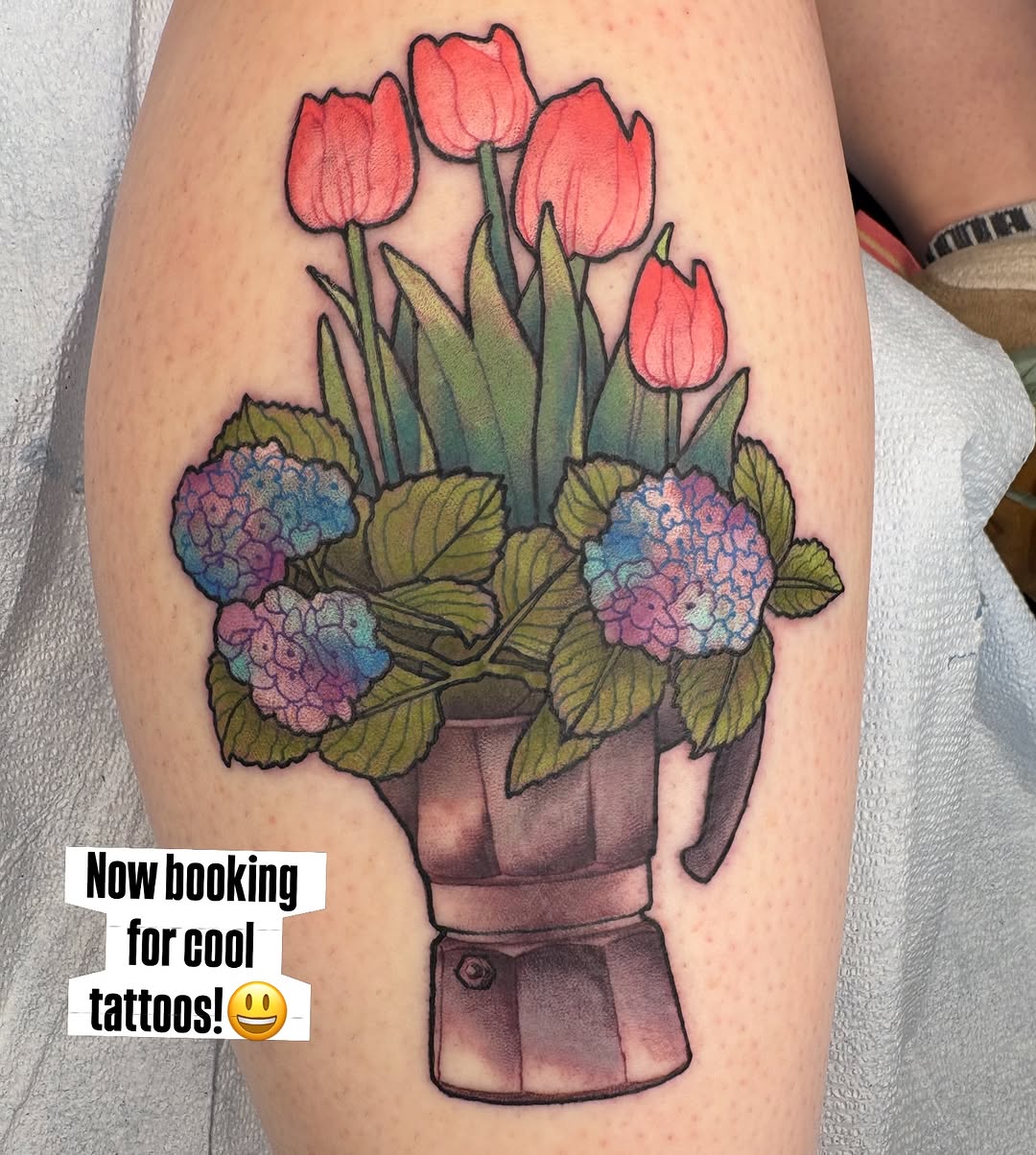 Tattoo by @tyyger.style — illustrative, realism
