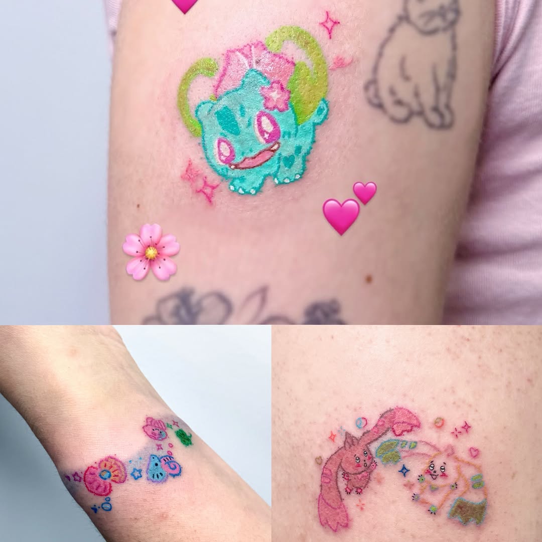 Tattoo by @yeztattoo โ illustrative, anime