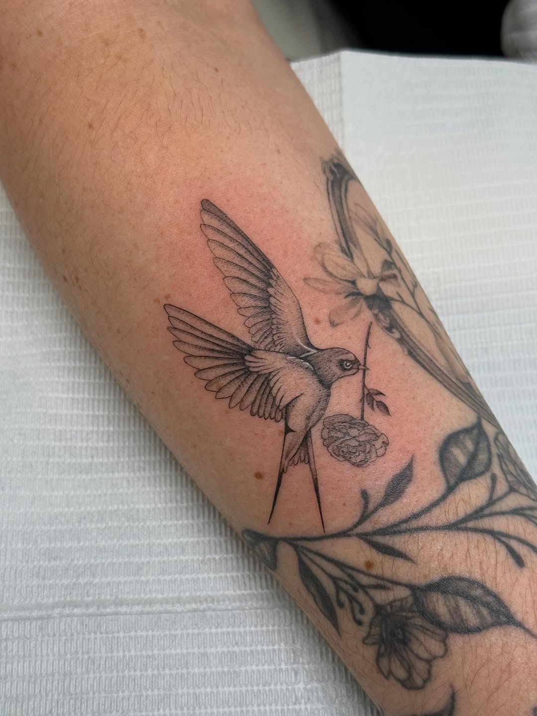 Tattoo by @peachytats.atl โ fine_line, realism