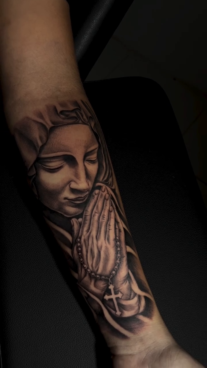 Tattoo by @sdtatoo — black_and_grey, realism