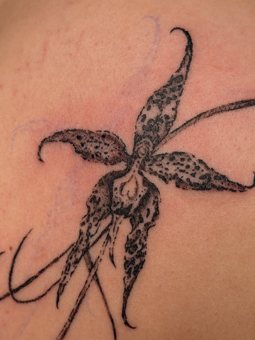 Tattoo by @babymaxyinks — black_and_grey