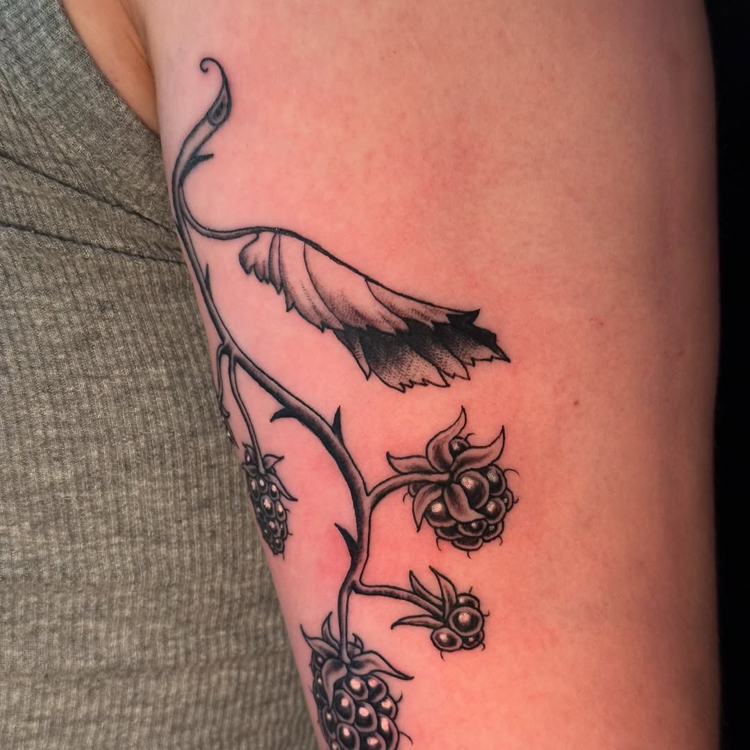 Tattoo by @patternfreak — illustrative, black_and_grey