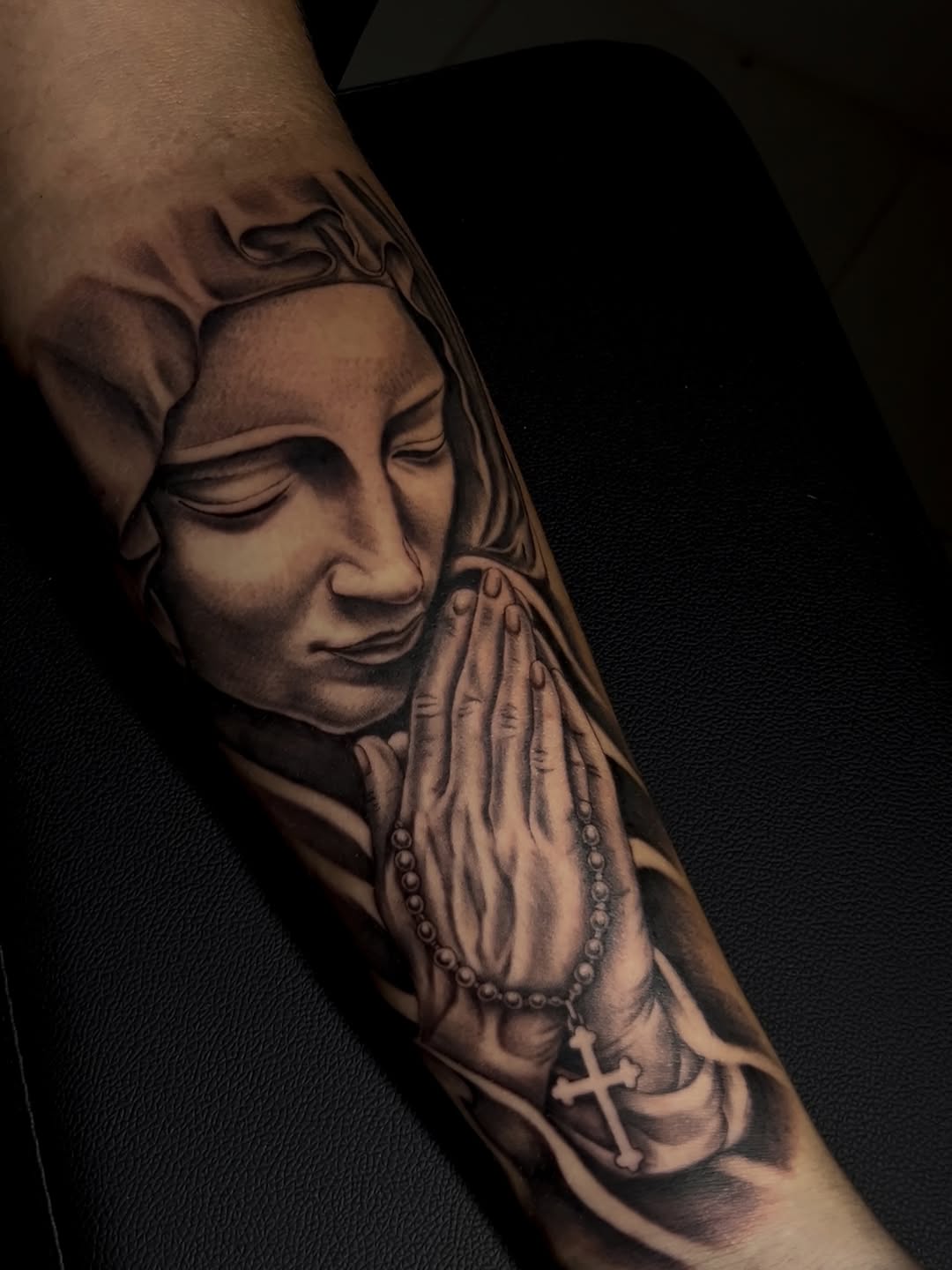 Tattoo by @sdtatoo — realism, black_and_grey