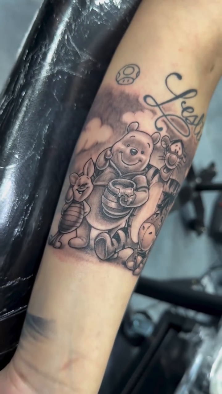 Tattoo by @dktatts β realism, black_and_grey