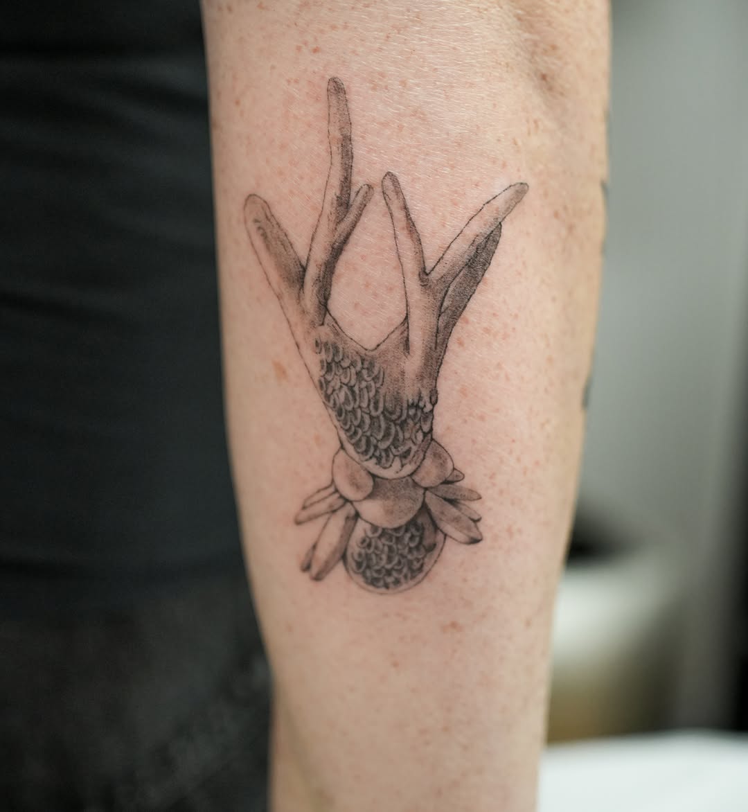 Tattoo by @tottory21 — black_and_grey