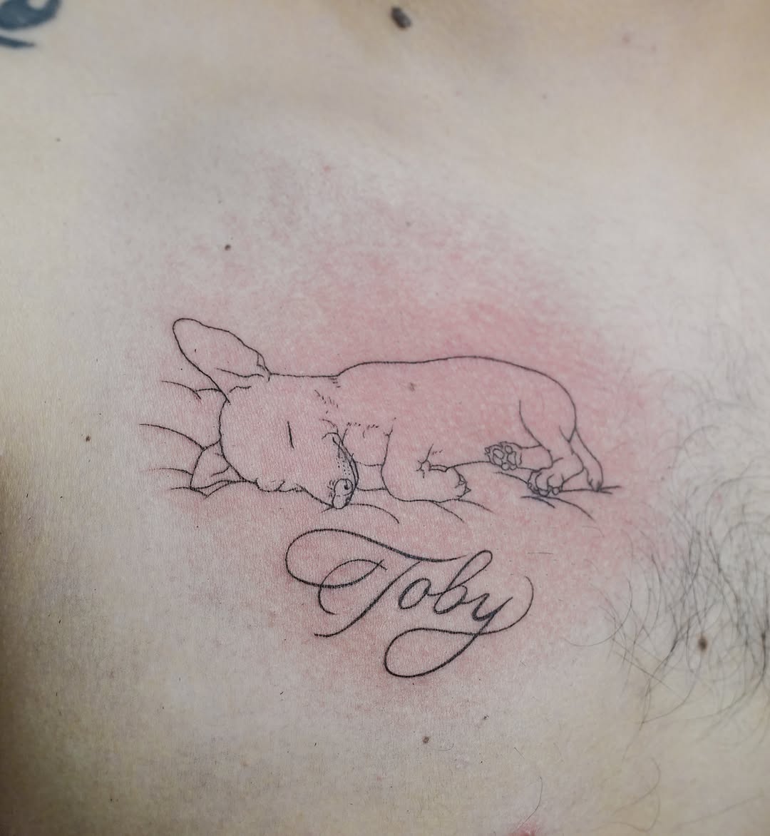 Tattoo by @tottory21 — fine_line, lettering_script