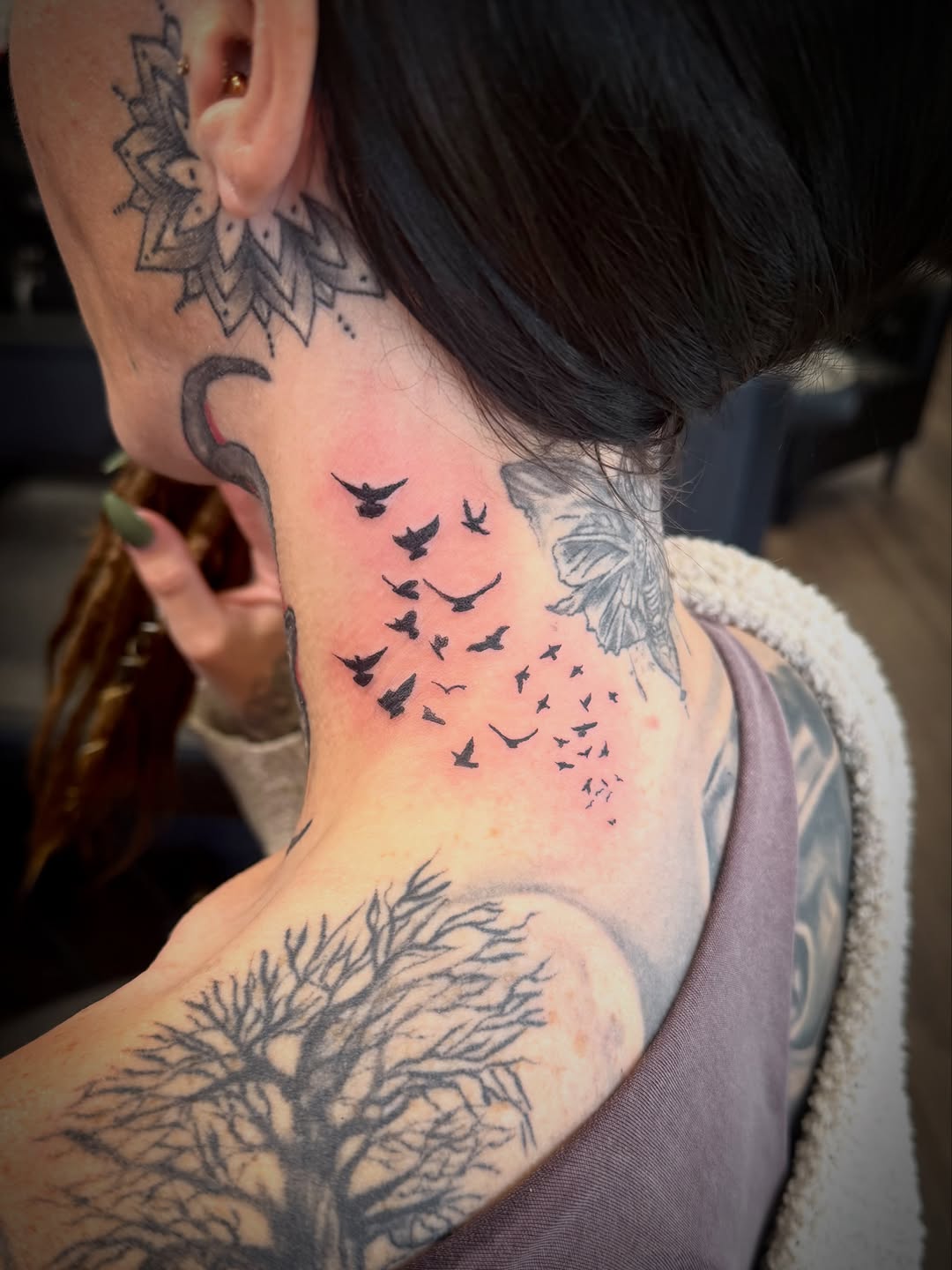 Tattoo by @massakremikeytattoos — fine_line