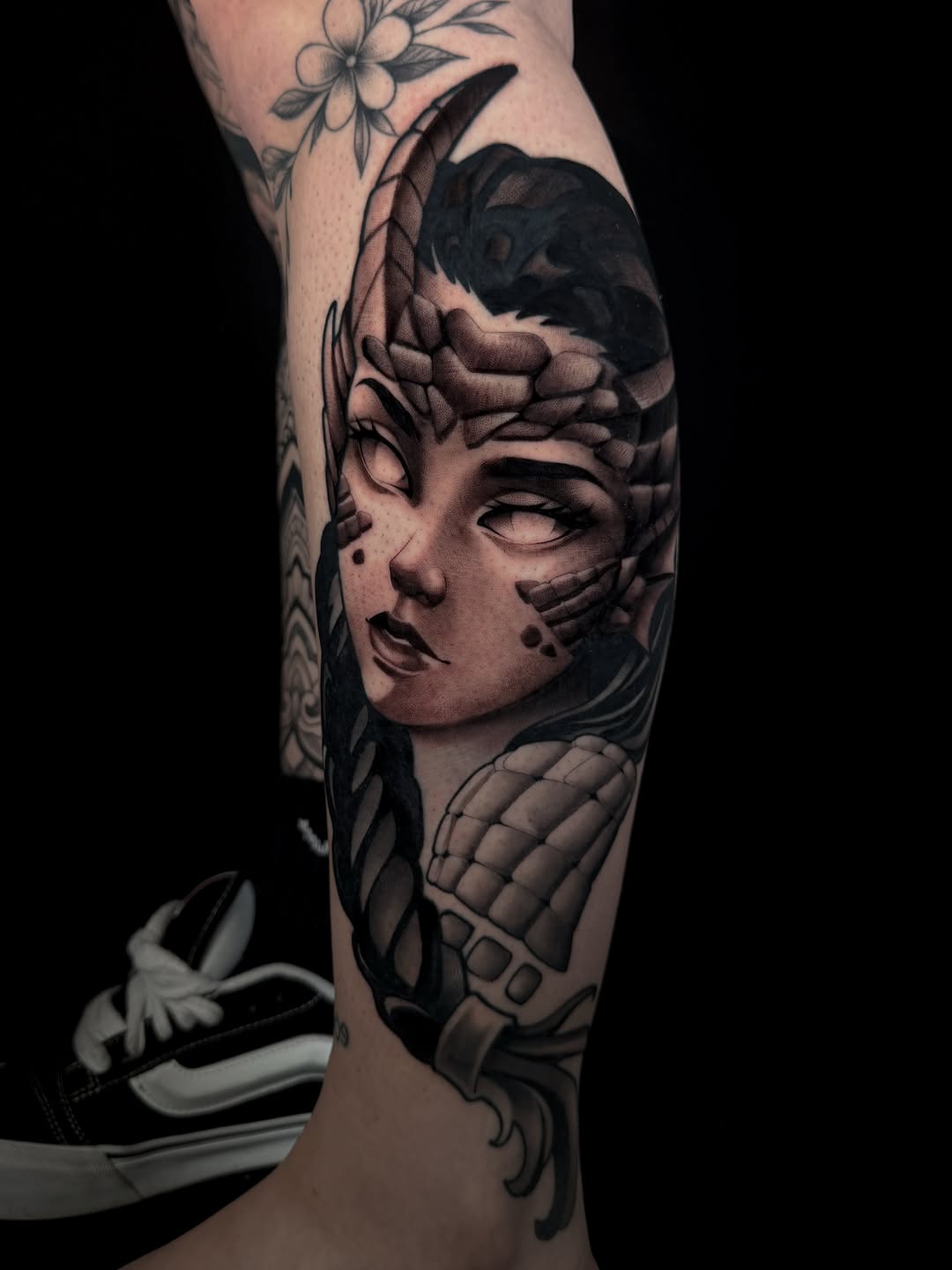 Tattoo by @cvaldestattoos — realism, dark_realism