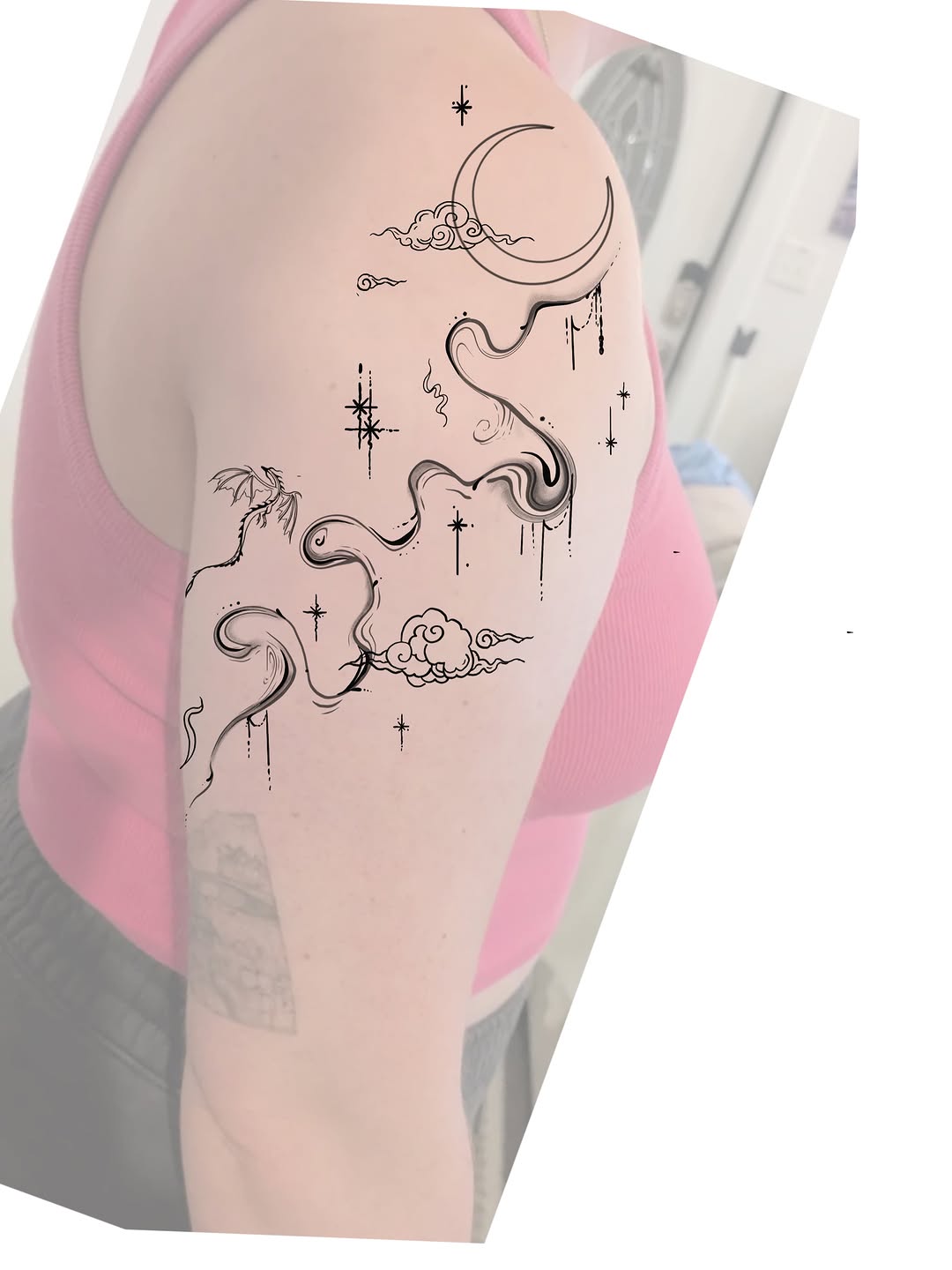 Tattoo by @harperzimmerink — black_and_grey