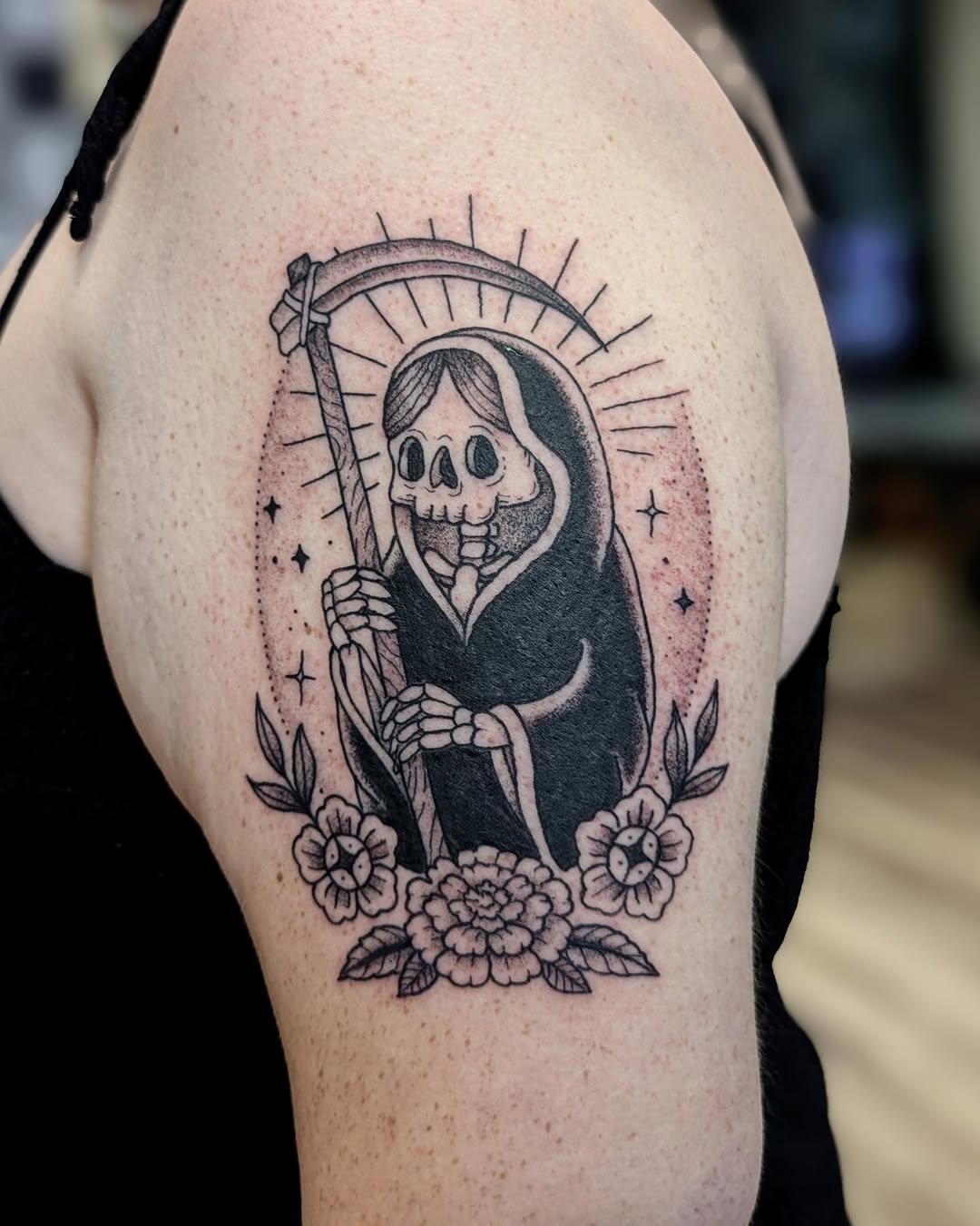 Tattoo by @daniturkeysammie — american_traditional, black_and_grey