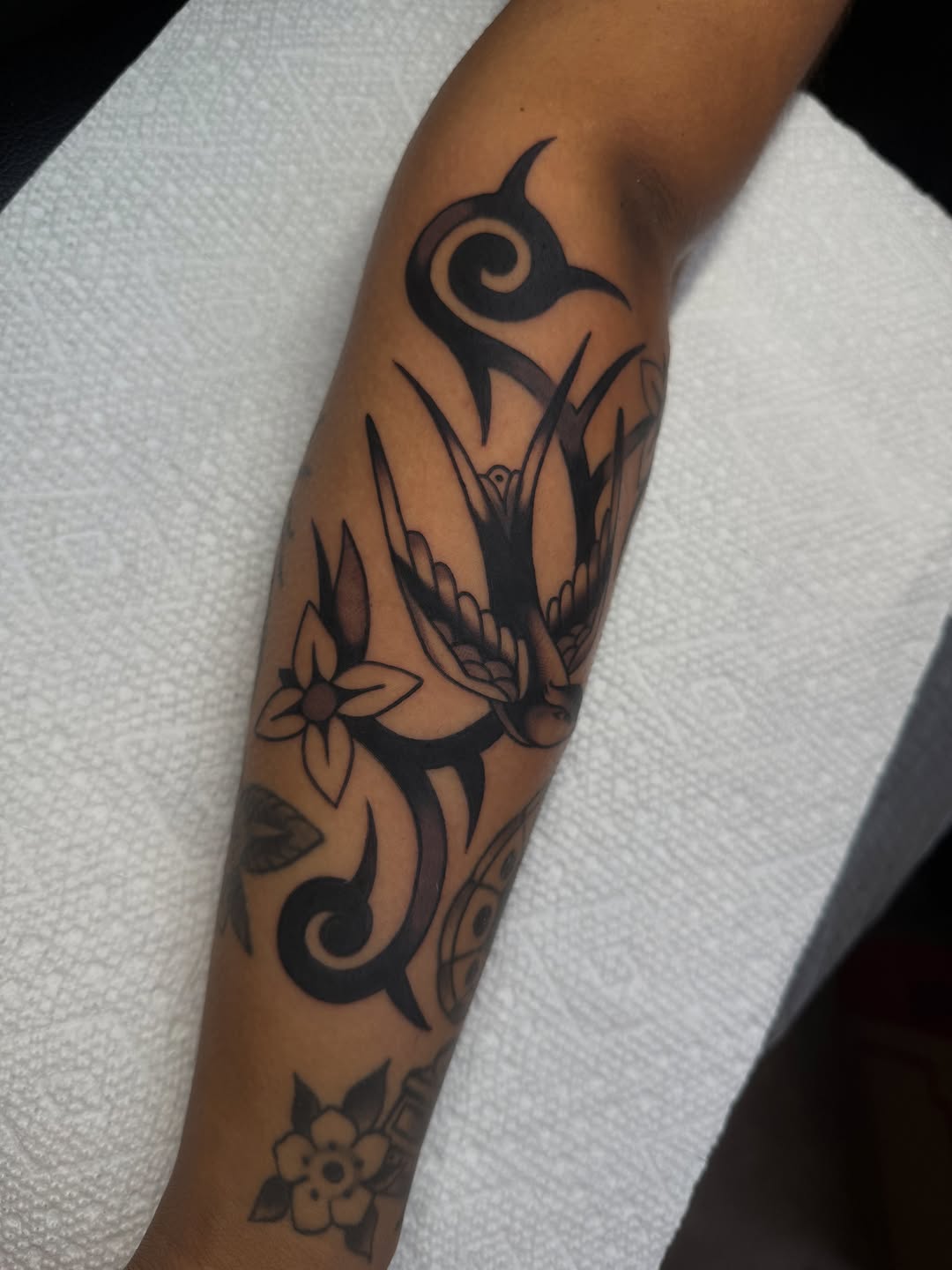 Tattoo by @katierosetattoos โ american_traditional, tribal