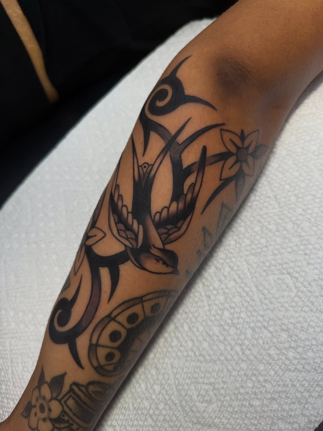 Tattoo by @katierosetattoos โ american_traditional, tribal