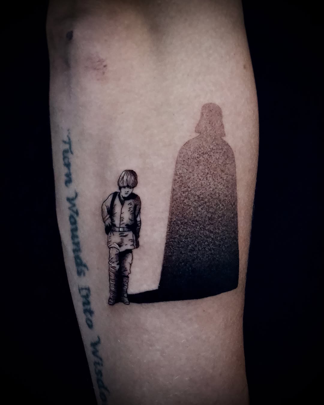 Tattoo by @kan.artistt — black_and_grey