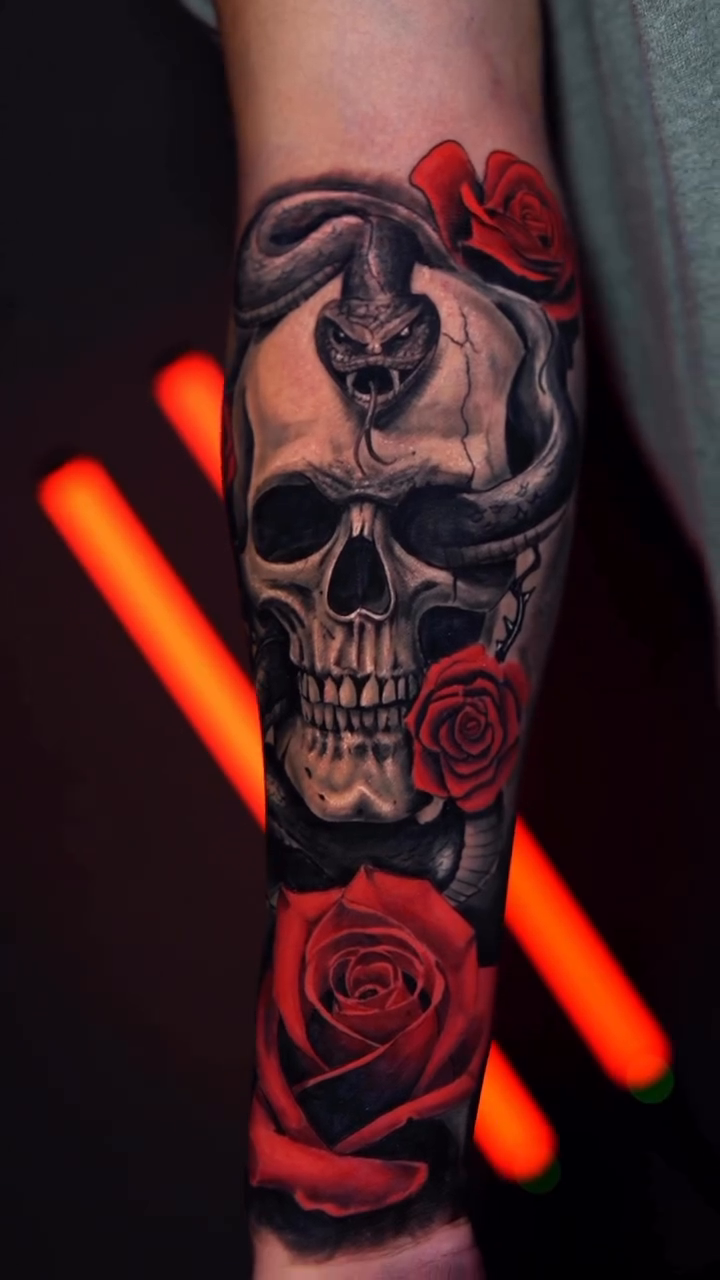 Tattoo by @dc.aart — realism, dark_realism