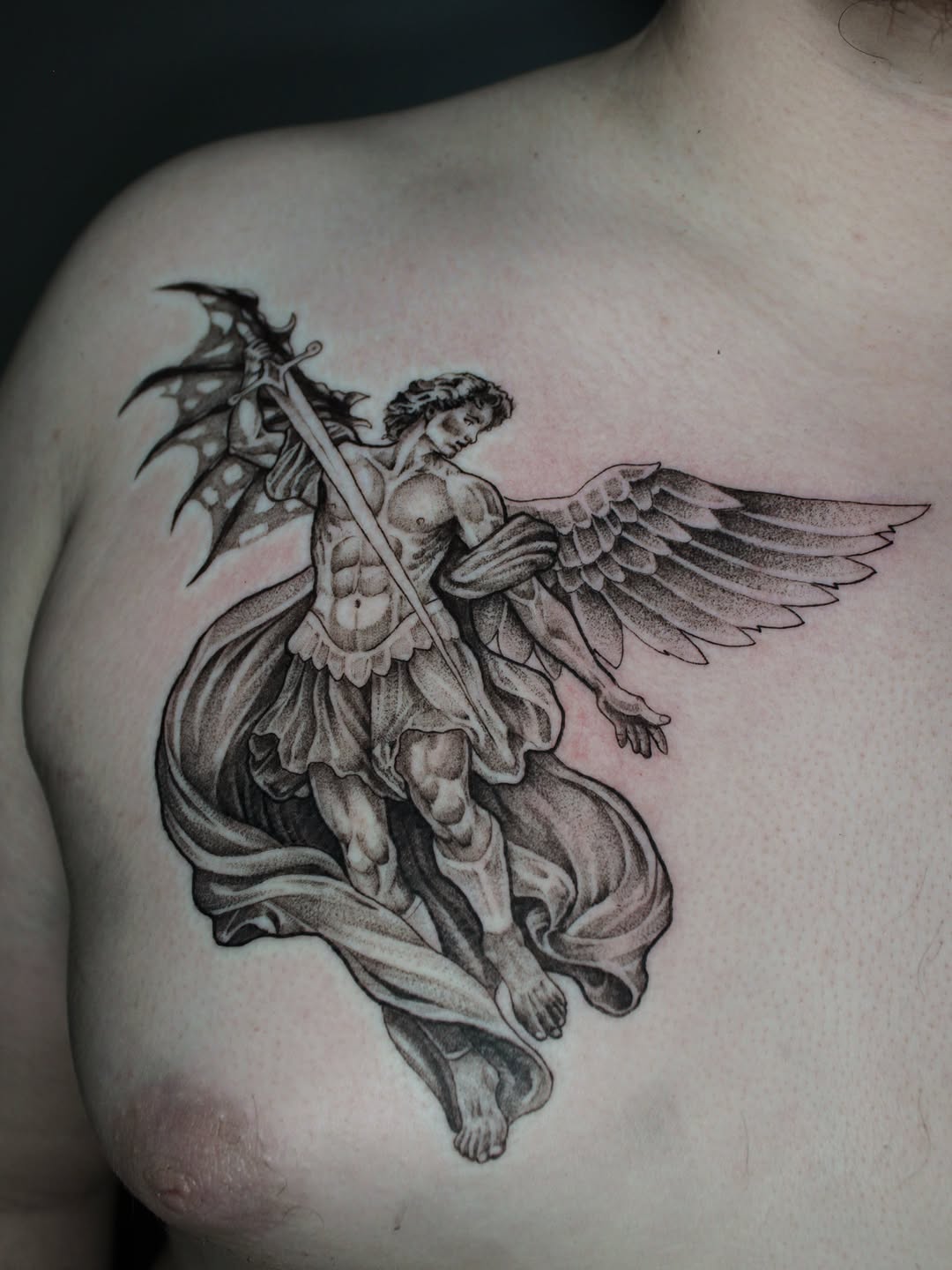 Tattoo by @withered_rose_tattoo โ black_and_grey