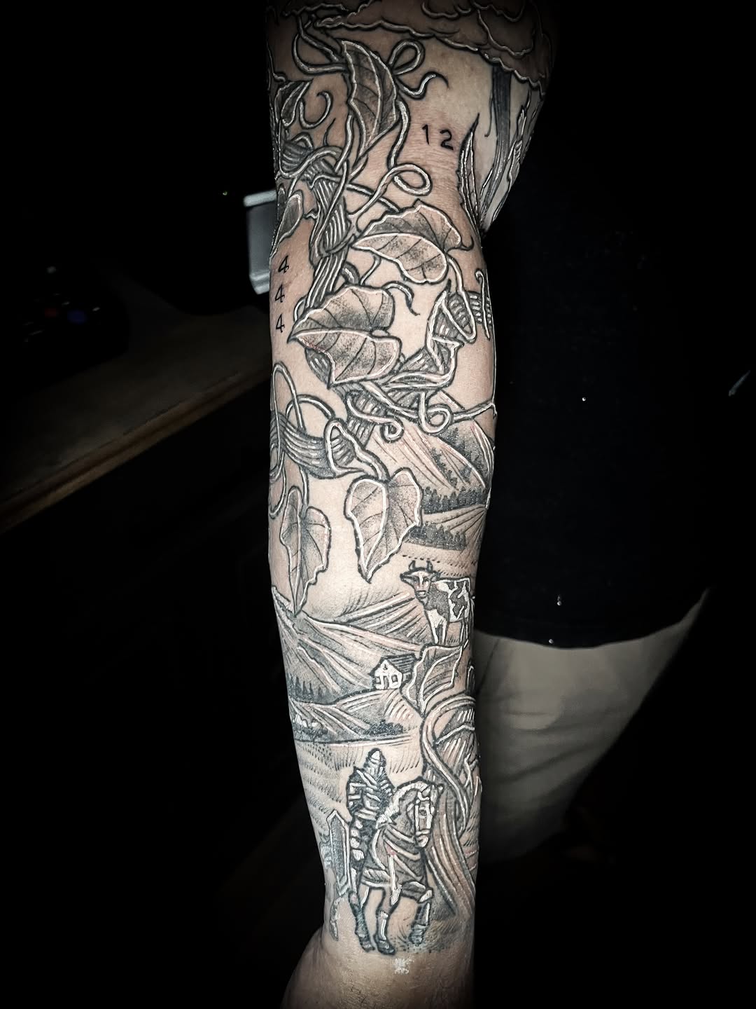 Tattoo by @lilferntattoo — black_and_grey