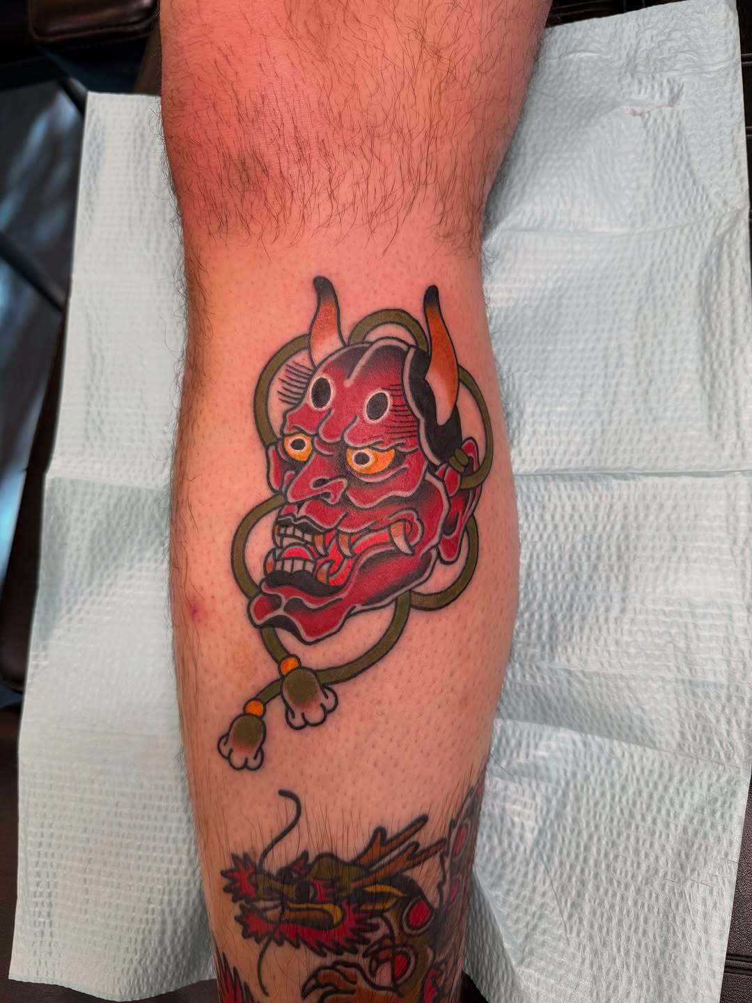 Tattoo by @doms.art.kc — japanese_irezumi, american_traditional
