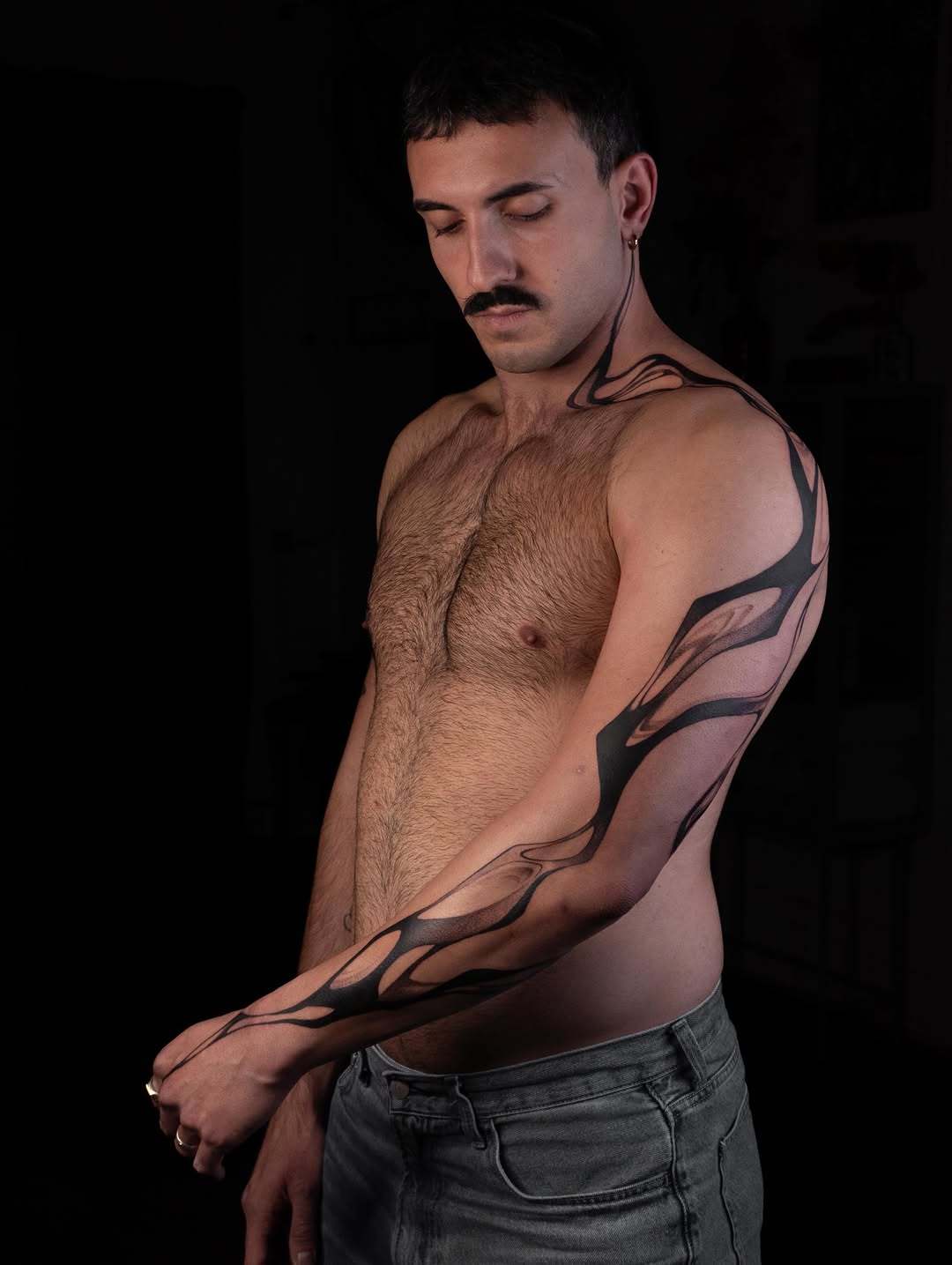 Tattoo by @pietromoleti — blackwork