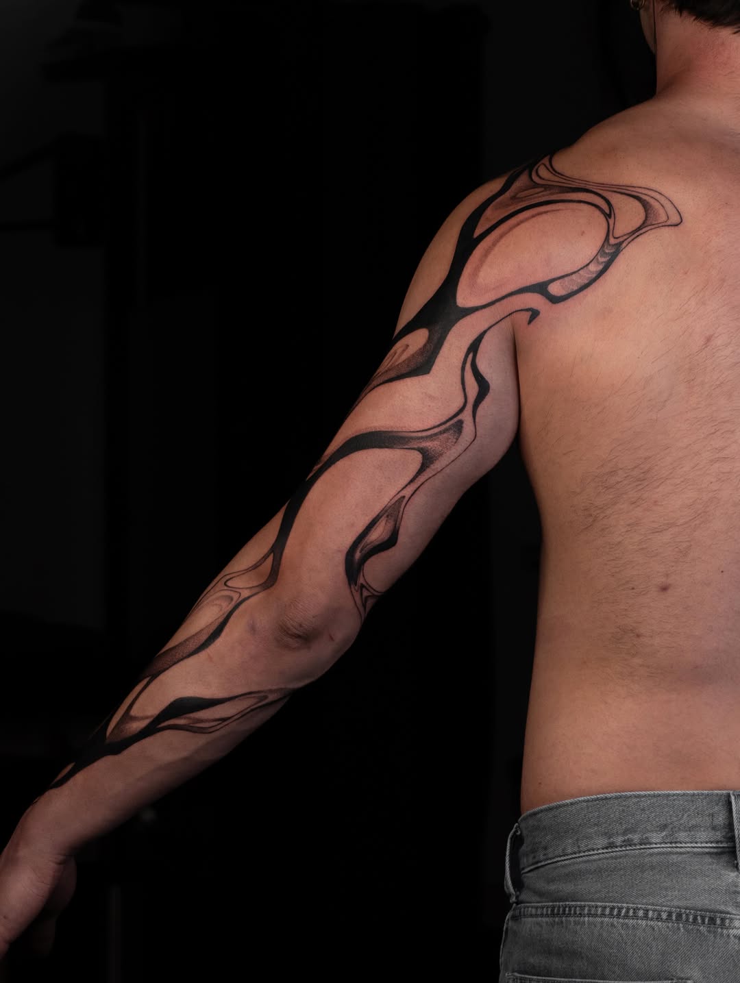 Tattoo by @pietromoleti — blackwork, illustrative
