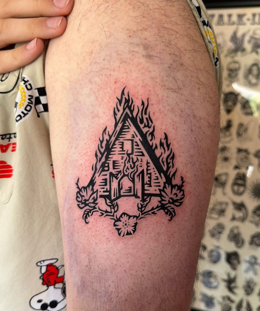 Tattoo by @st_matthew___ — blackwork
